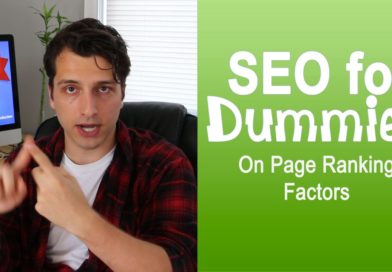 Organic Search Engine Optimization for Dummies  (On Page Ranking Factors)