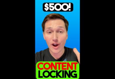 How To Make Money Online With Content Locking 🤯 #shorts